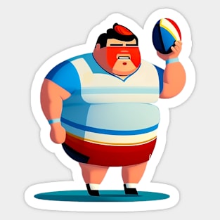 Anyone For Rugby? Sticker